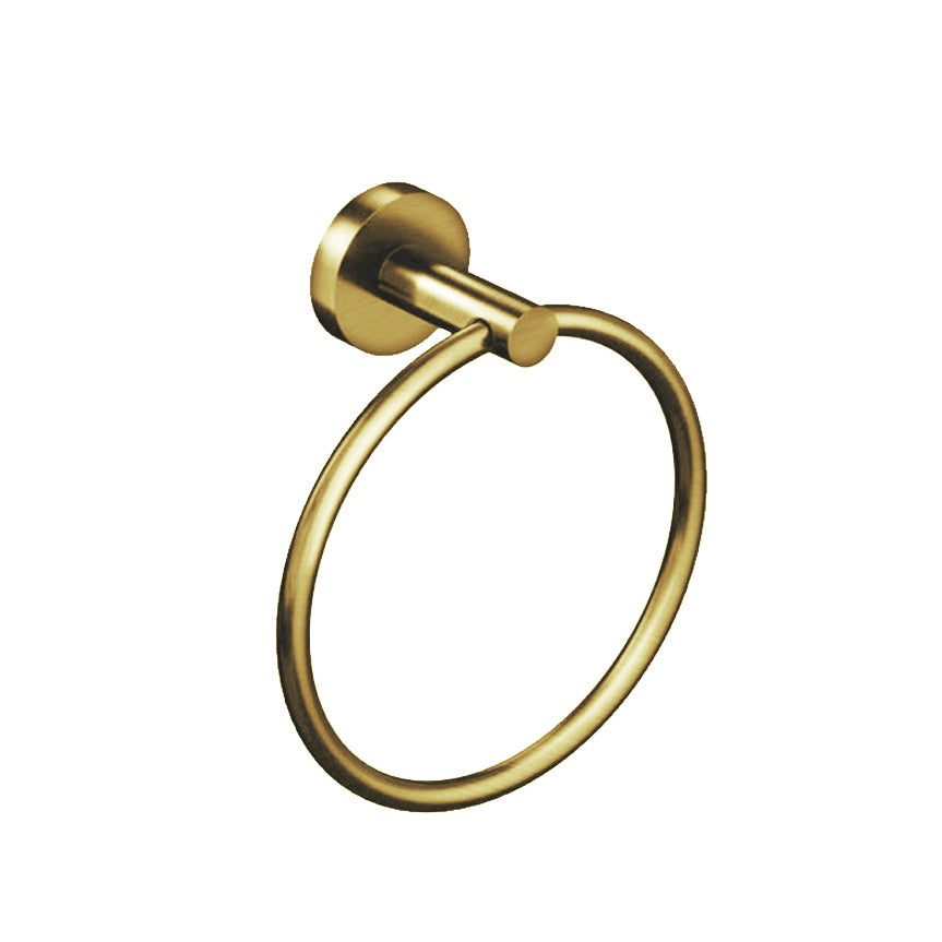 ALONI HANDDOEKRING 16 CM - GEBORSTELD GOUD