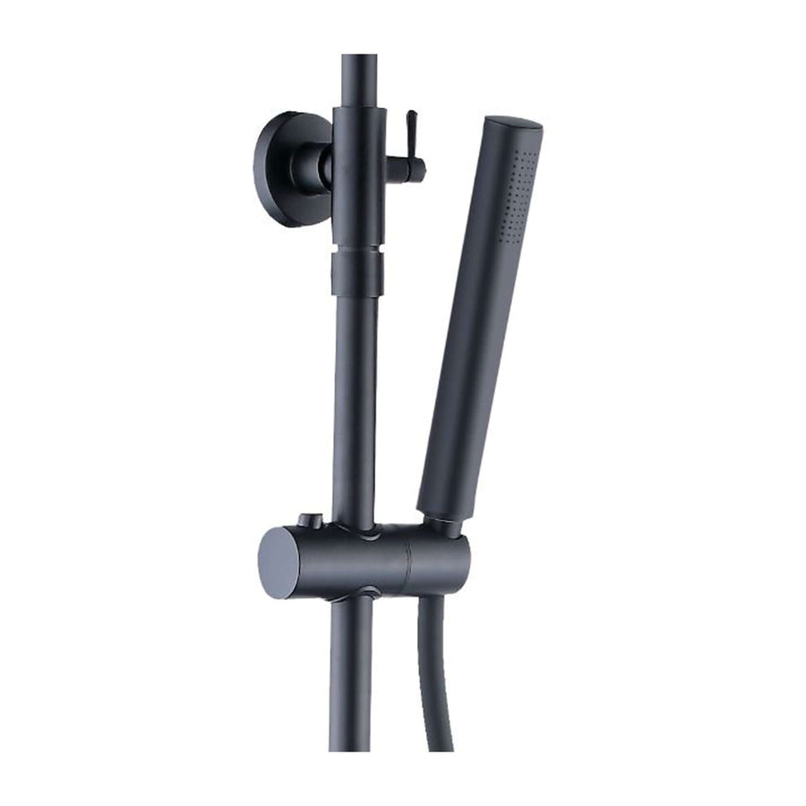 Caral-Eco Regendouche Wiesbaden Twenty met 20 cm regendouche en handdouche in mat zwart