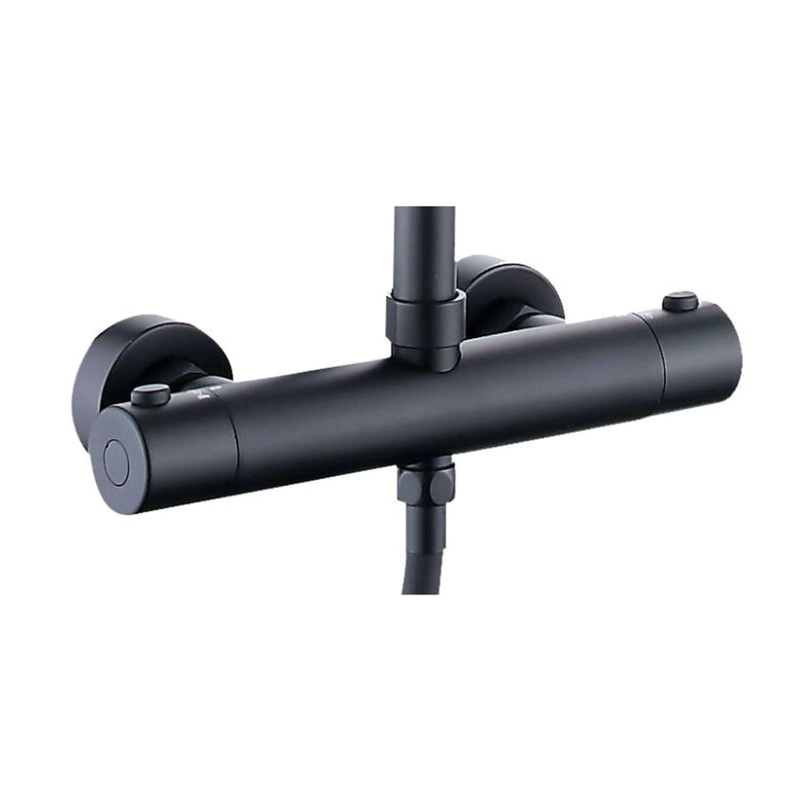 Caral-Eco Regendouche Wiesbaden Twenty met 20 cm regendouche en handdouche in mat zwart