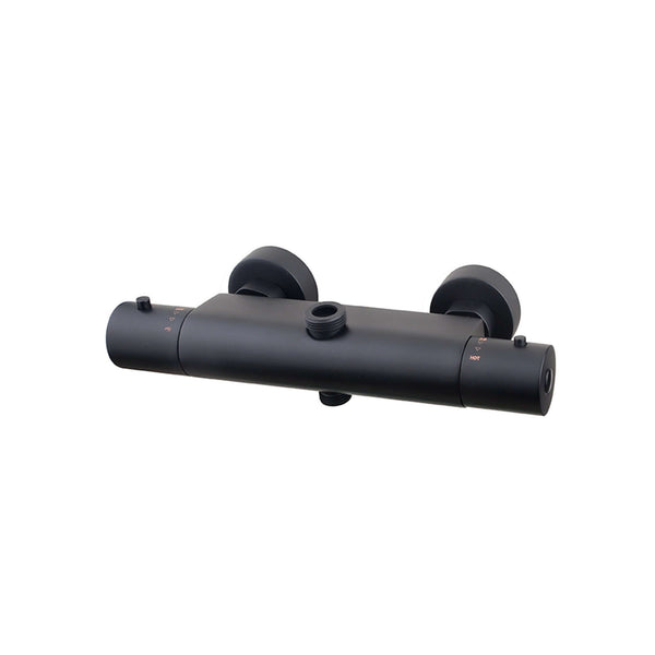 Caral mitigeur thermostatique de douche Wiesbaden en noir mat