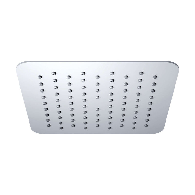 Caral Ufo Quadratischer Kopfbrause Wiesbaden 20 Cm in Chrom