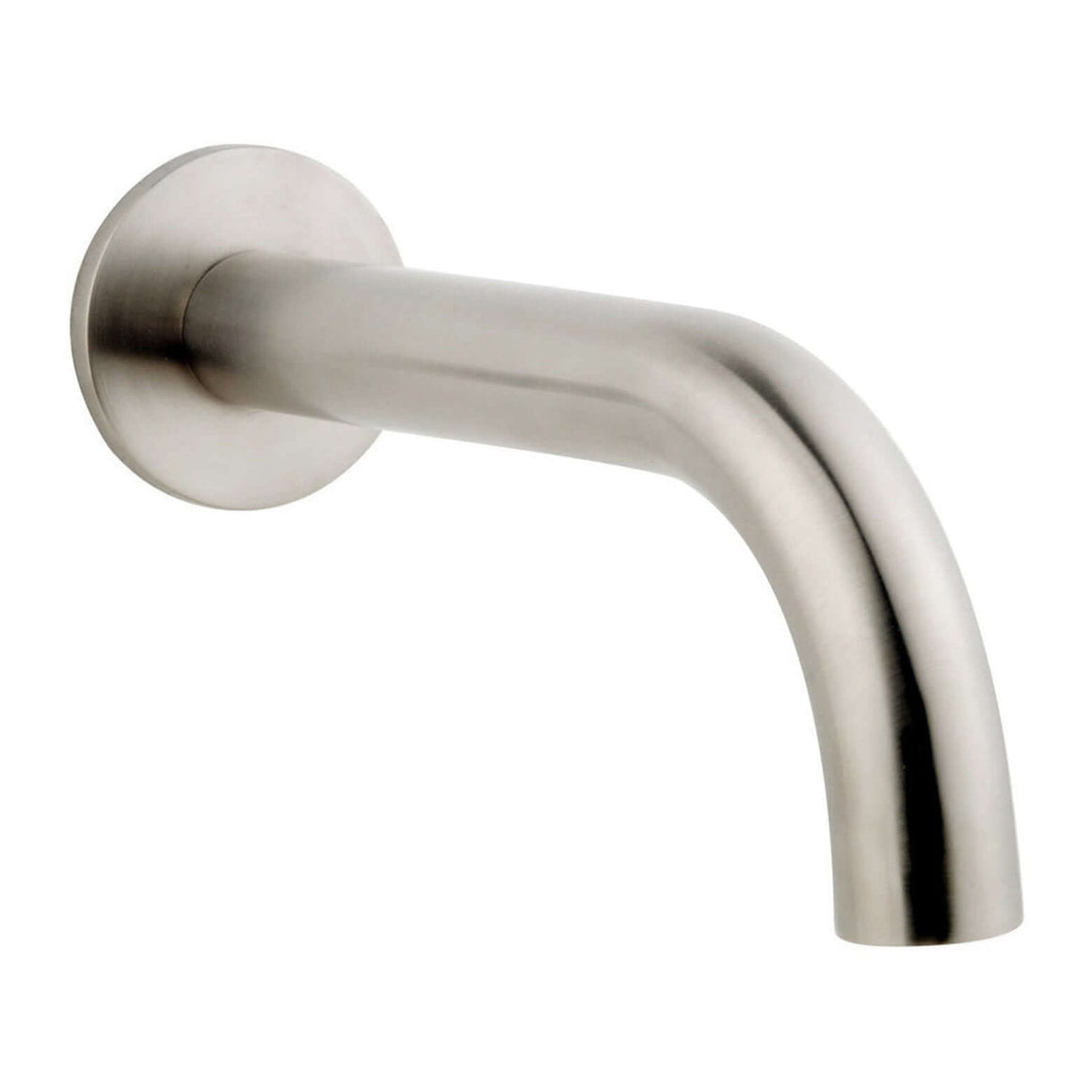 Caral baduitloop rond 20 cm 1/2'' geborsteld staal PVD