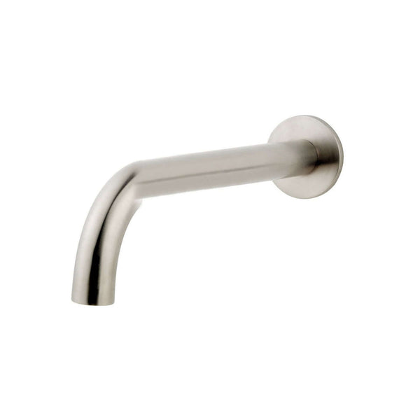 Caral baduitloop rond 25 cm 1/2'' geborsteld staal PVD