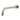 Caral baduitloop rond 30 cm 1/2'' geborsteld staal PVD
