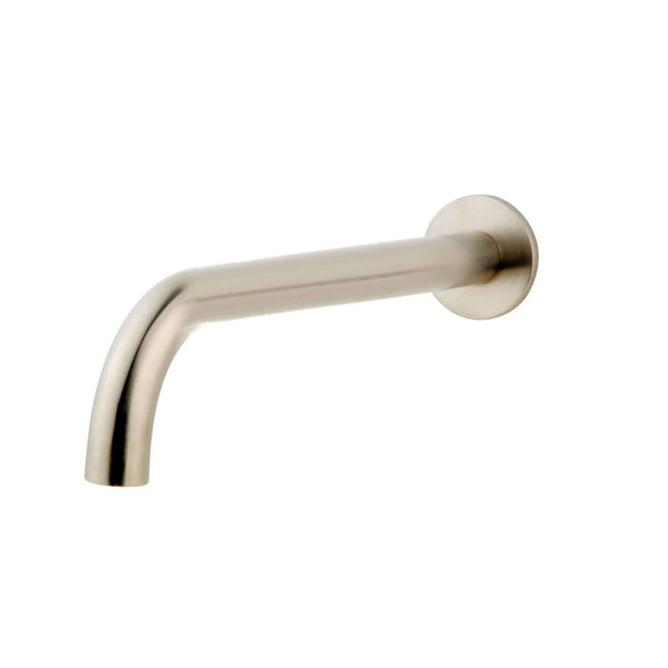 Caral baduitloop rond 30 cm 1/2'' geborsteld staal PVD