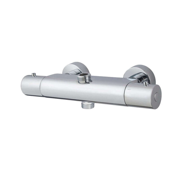 Caral thermostaatkraan voor thermostatische regendoucheset opbouw chroom