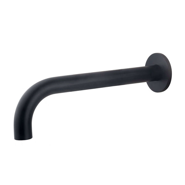 Caral baduitloop rond 25 cm 1/2'' mat zwart