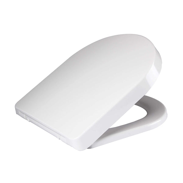 Deeline siège de toilette softclose et libération rapide brillant blanc