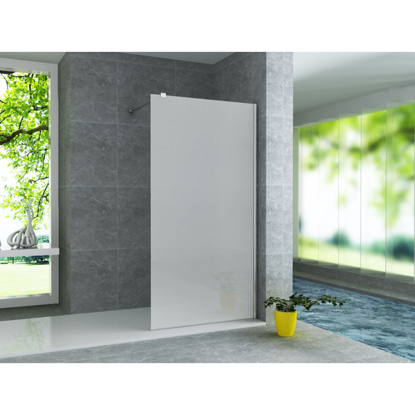 ALONI inloopdouchewand melkglas – 8 mm veiligheidsglas