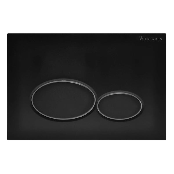 Plaque de commande Wiesbaden pour Geberit Up320 Mat Noir
