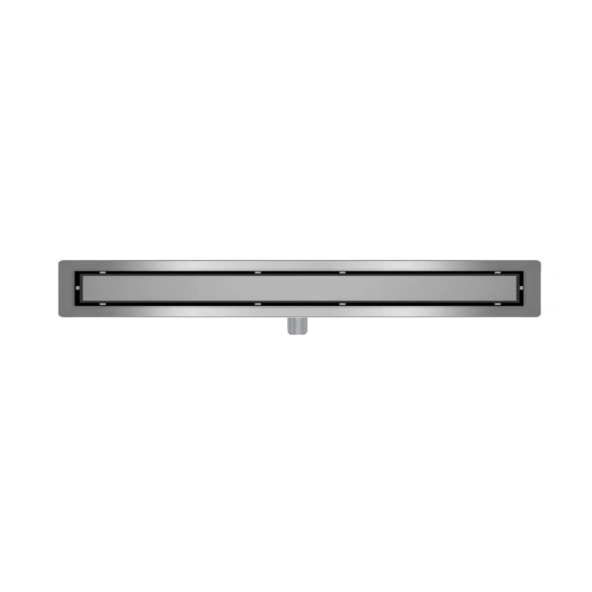 DutchLine Douchegoot met flens en tegelrooster - RVS - 2000x70mm