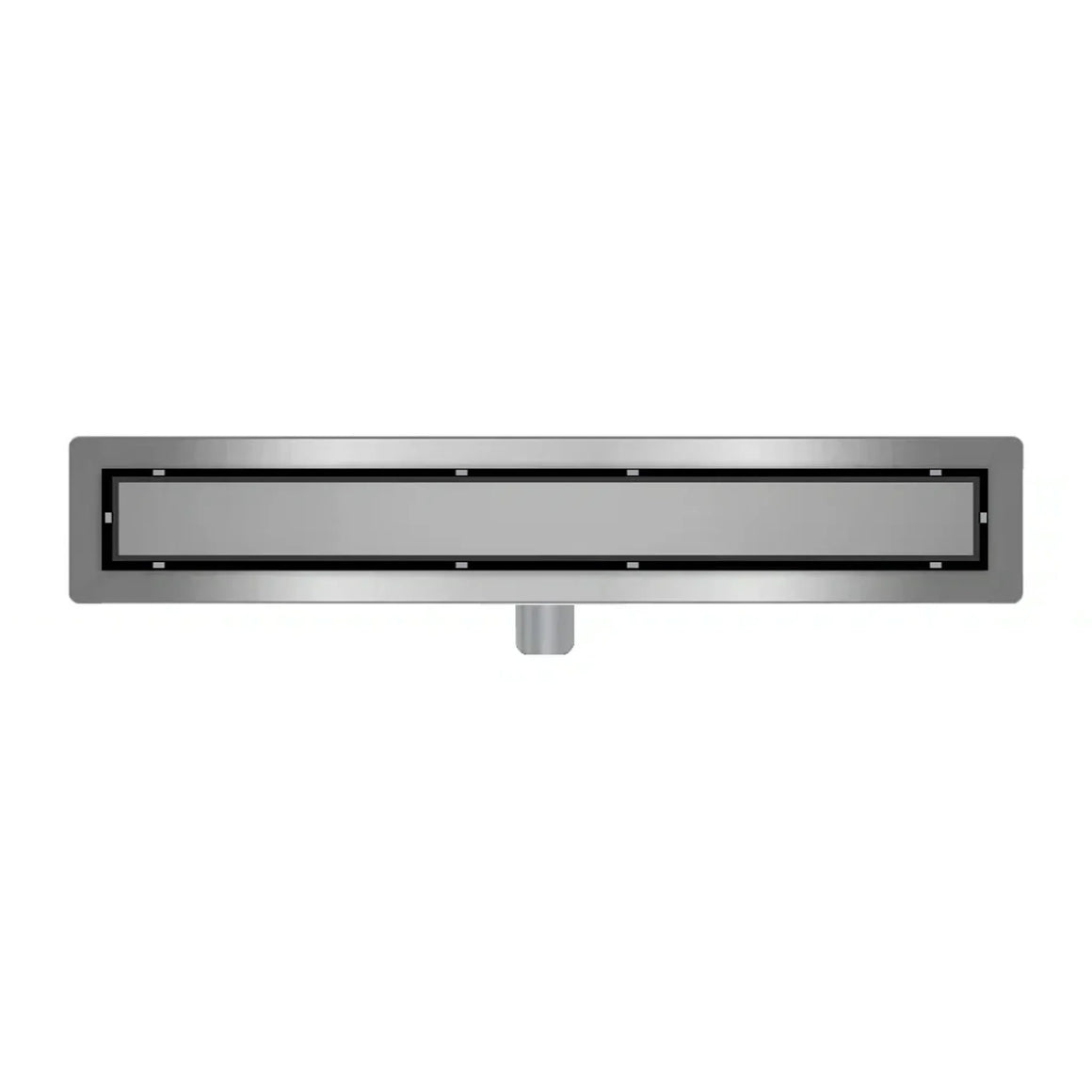 DutchLine Douchegoot met flens en tegelrooster - 600x70mm / RVS - productfoto #variant_57359067513156