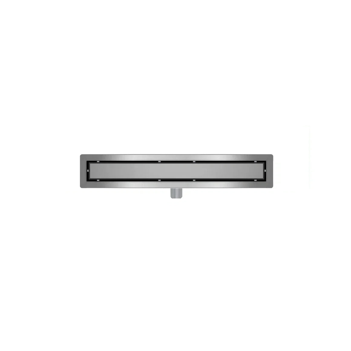 DutchLine Douchegoot met flens en tegelrooster - RVS - 600x70mm