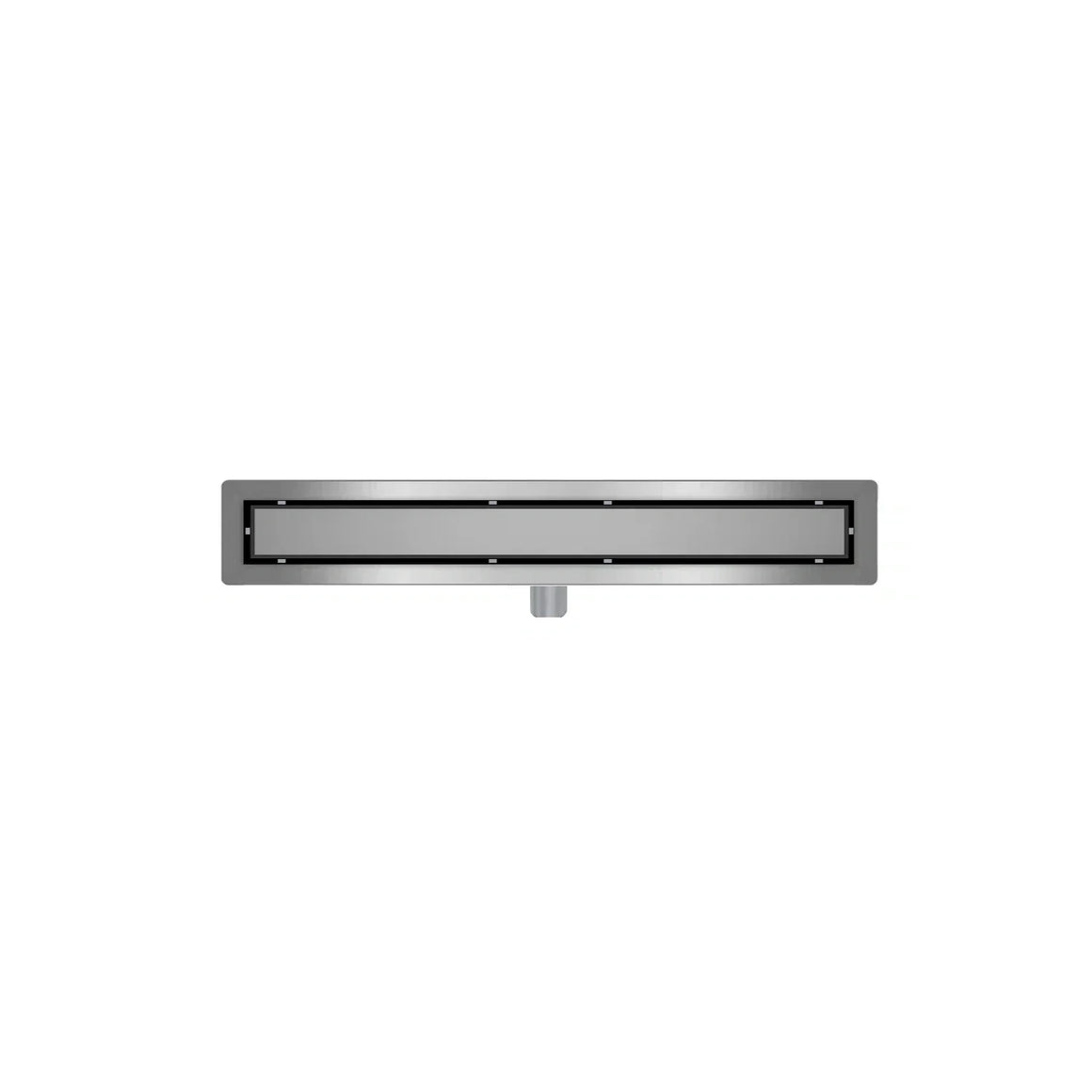 DutchLine Douchegoot met flens en tegelrooster - RVS - 800x70mm