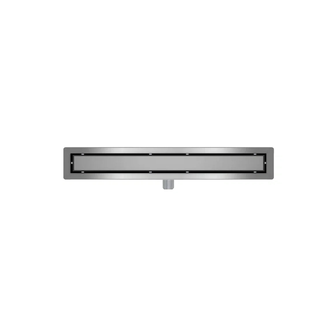 DutchLine Douchegoot met flens en tegelrooster - RVS - 900x70mm