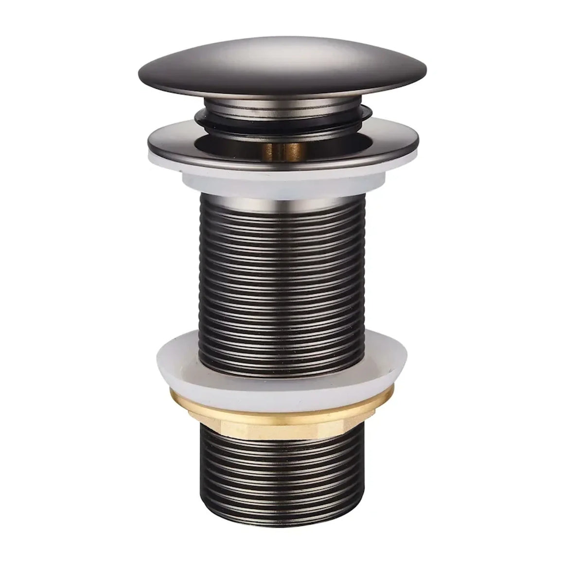 DutchLine Afvoerplug - Extra Lange Clickwaste 10cm – Gunmetal