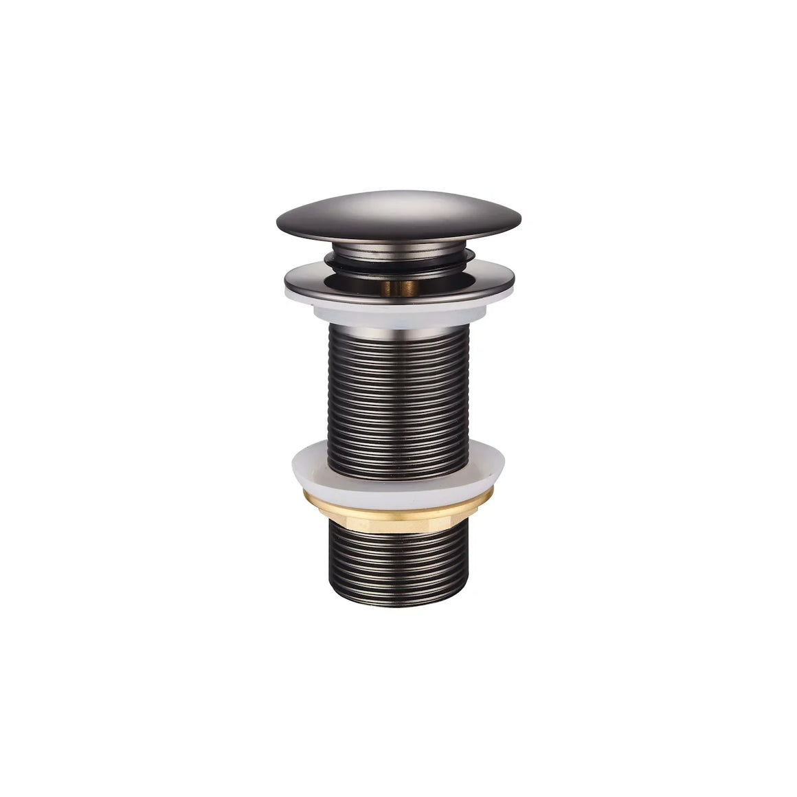 DutchLine Afvoerplug - Extra Lange Clickwaste 10cm – Gunmetal