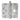 DutchLine Kogellagerscharnier Met Veiligheidspin - RVS - 76x76x2.5