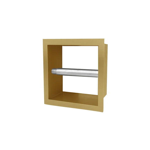 DutchLine Losse Inbouw Toiletrolhouder - 160*160*122