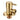 DutchLine Luxe Stopkraan - Geborsteld Messing Goud - 1/2×3/8