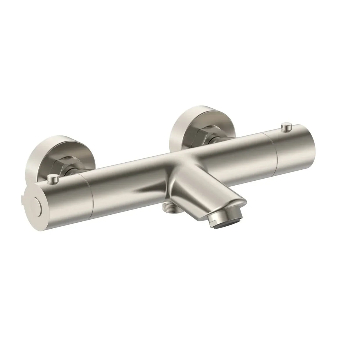 DutchLine Thermostatische Badkraan - S-Line - Geborsteld Staal