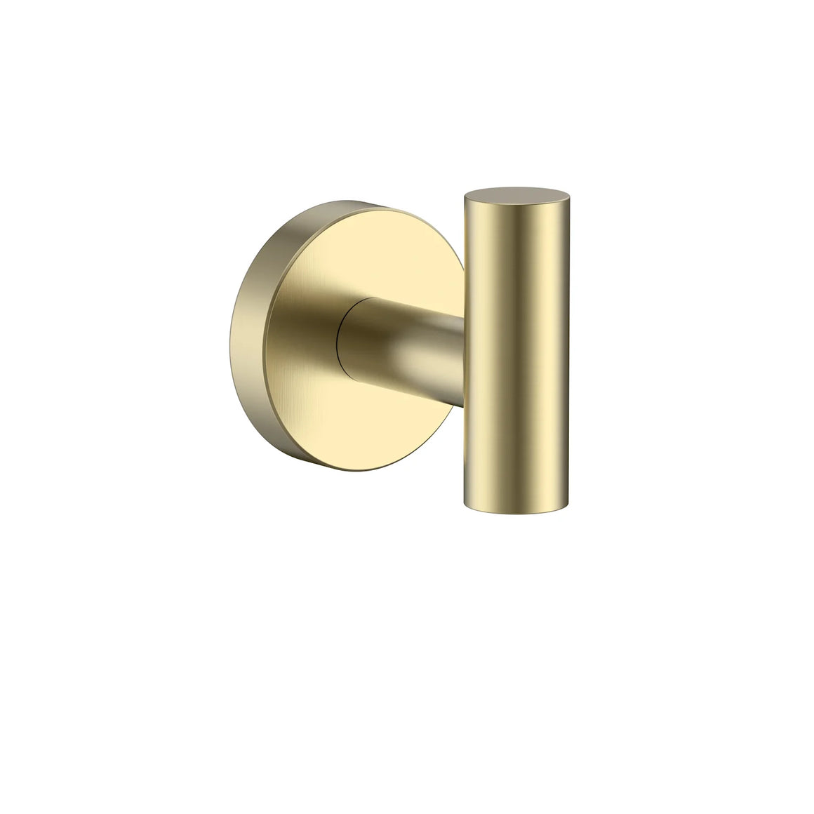 DutchLine Smooth Handdoekhaak – Geborsteld messing goud