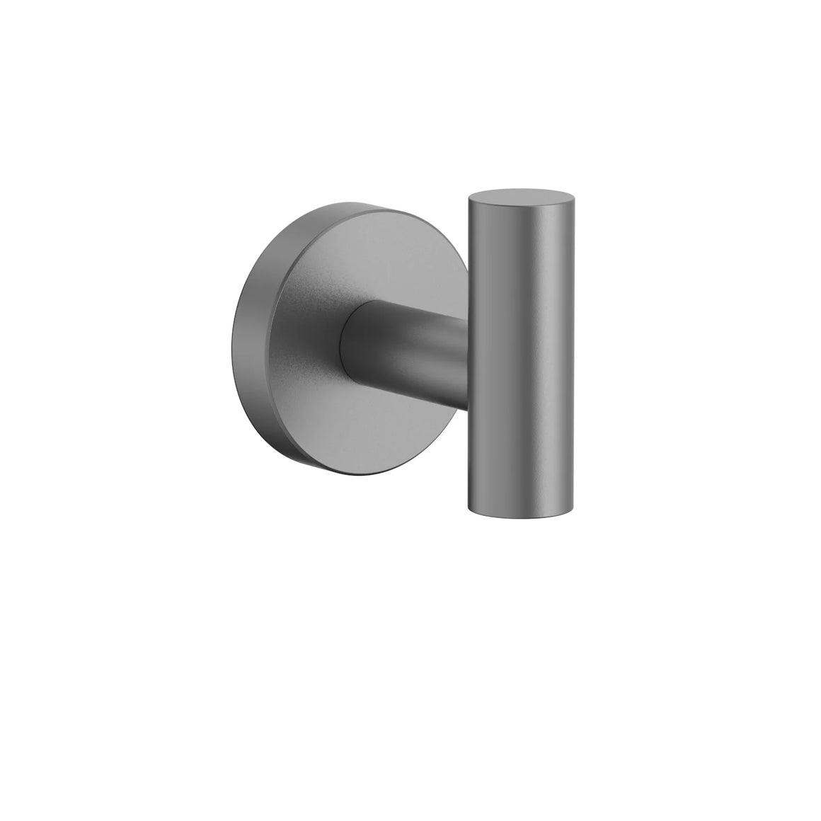 DutchLine Smooth Handdoekhaak – Gunmetal