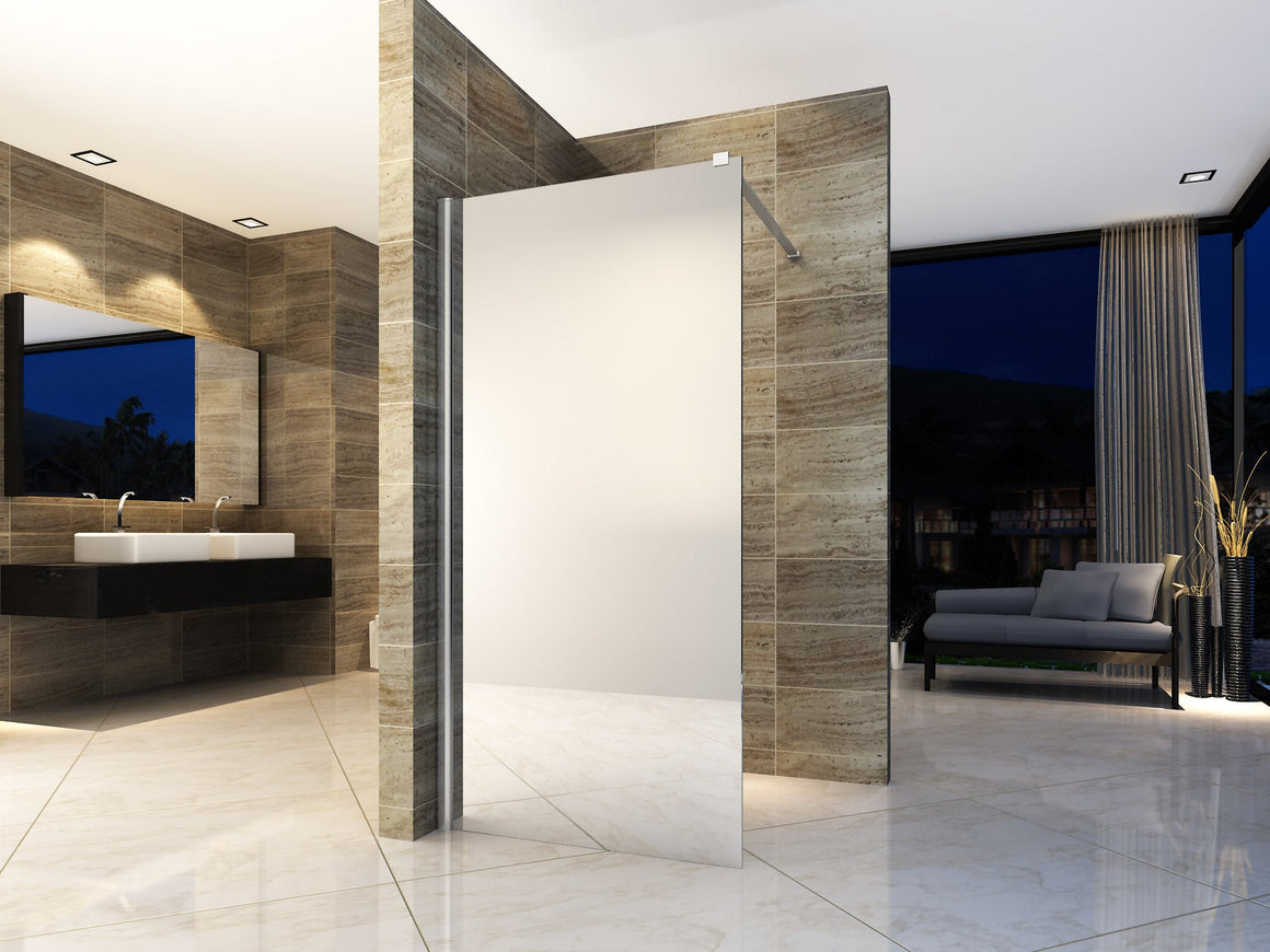 Aloni ECOM spiegelglas inloopdouche 80x200 cm