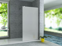 ALONI INLOOPDOUCHEWAND MELKGLAS 8MM (120X200CM)