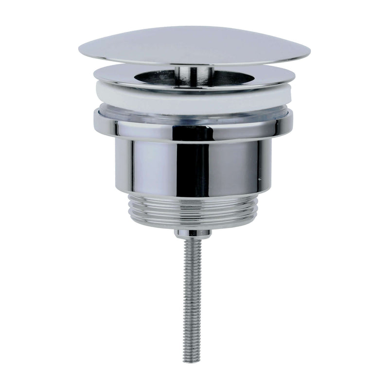 Eco open afvoerplug 5/4" chroom with a sleek design for efficient drainage, ideal for modern bathrooms.
