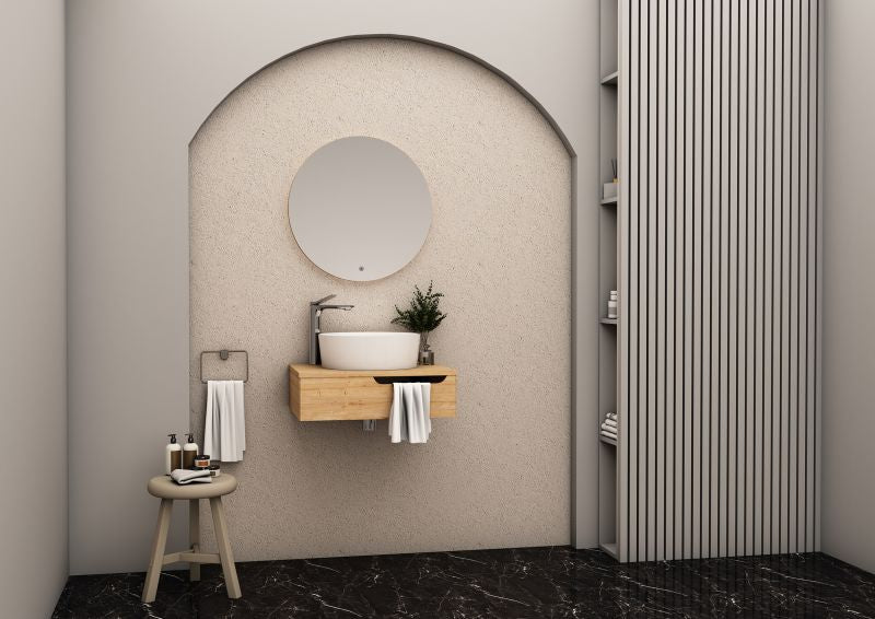 FELIX ONDERKAST MET HANDDOEKUITSPARING (60CM) - SAFIR - detailafbeelding
