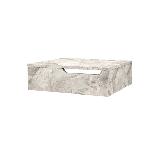 FELIX ONDERKAST MET HANDDOEKUITSPARING (60CM) - GRIJS MARMER