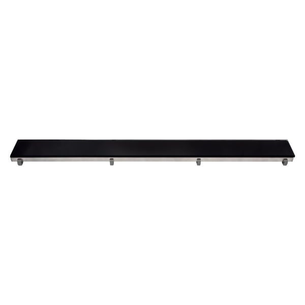 ALONI Glasrooster Douchegoot Zwart 100CM