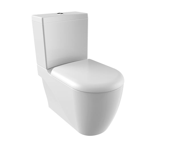 GROSSES XXL STAND-WC-BECKEN, MIT DUSCHE (BIDET), WAND-/BODENAUSGANG