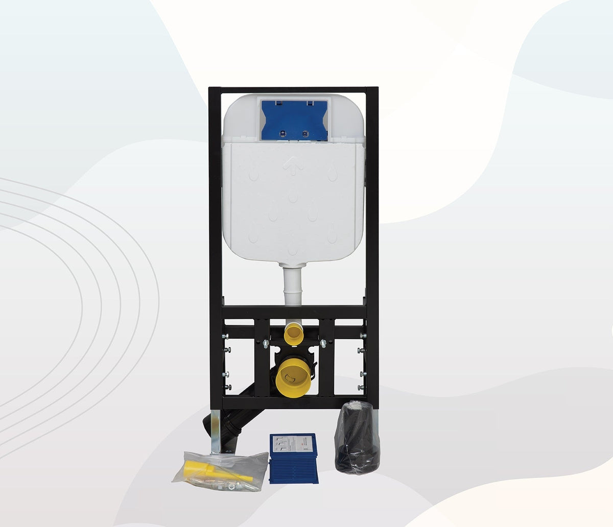 Creavit GR5003 inbouwreservoir GR5003 zwart/wit - sfeerbeeld