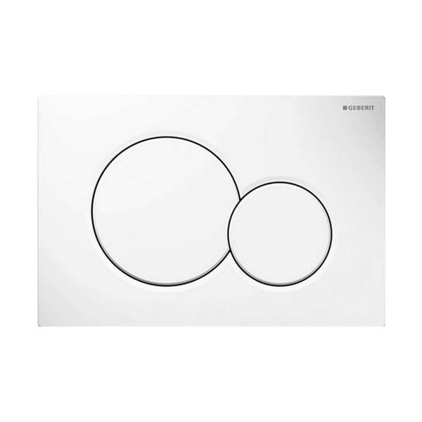 Geberit Sigma-01 plaque de commande blanche