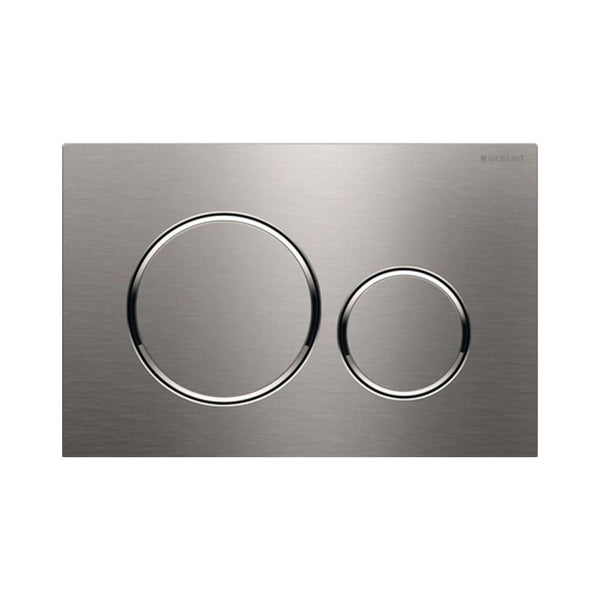Geberit Sigma 20 plaque de commande acier inoxydable brossé