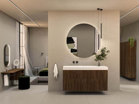 INK SP25 ronde spiegel - sfeerbeeld badkamer