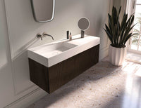 INK SP31 contour spiegel direct LED - sfeerbeeld badkamer