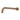 Caral baduitloop rond 30 cm 1/2'' geborsteld brons koper PVD