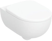 Geberit Selnova Premium Hangtoilet Set – Inclusief Softclose Toiletbril – Rimless Diepspoel – Glans Wit – 36x53 cm