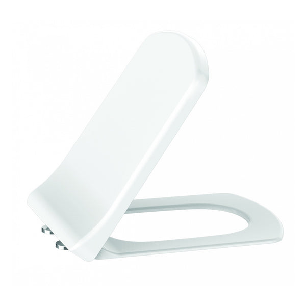 Creavit Lara Wc - zitting - D - model - Soft Close - quick release - Duroplast - RVS scharnieren - Glanzend Wit
