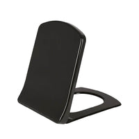 CREAVIT LARA WC-ZITTING - D-MODEL - SOFT CLOSE - QUICK RELEASE - DUROPLAST - RVS SCHARNIEREN - MAT ZWART