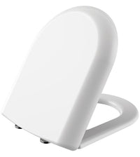 CREAVIT GRANDE WC-ZITTING - D-MODEL - SOFT CLOSE - QUICK RELEASE - DUROPLAST - RVS SCHARNIEREN - GLANZEND WIT