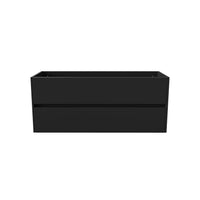 ALONI HAYAT WASTAFELONDERKAST - 2 LADES - SOFTCLOSE - GREEPLOOS - 119,5X50X45 CM - MAT ZWART