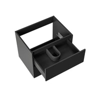 ALONI HAYAT WASTAFELONDERKAST - 2 LADES - SOFTCLOSE - GREEPLOOS - 59,5X50X45 CM - MAT ZWART