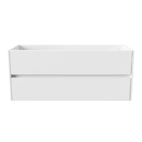 ALONI HAYAT WASTAFELONDERKAST - 2 LADES - SOFTCLOSE - GREEPLOOS - 119,5X50X45 CM - GLANZEND WIT