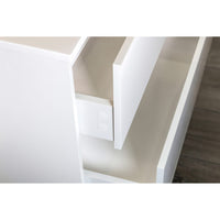 ALONI HAYAT WASTAFELONDERKAST - 2 LADES - SOFTCLOSE - GREEPLOOS - 59,5X50X45 CM - GLANZEND WIT