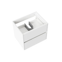 ALONI HAYAT WASTAFELONDERKAST - 2 LADES - SOFTCLOSE - GREEPLOOS - 59,5X50X45 CM - GLANZEND WIT
