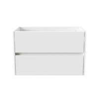 ALONI HAYAT WASTAFELONDERKAST - 2 LADES - SOFTCLOSE - GREEPLOOS - 79,5X50X45 CM - GLANZEND WIT